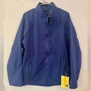 All In Motion Soft Shell Fleece Blue Jacket